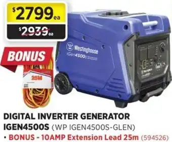 Gasweld Tool Centre Digital inverter generator igen4500s offer