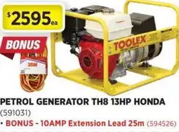 Gasweld Tool Centre Petrol generator th8 13hp honda offer