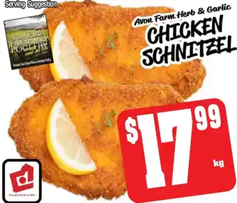 Farmer Jack's Chicken schnitzel offer