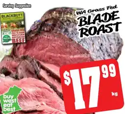 Farmer Jack's Blade steak offer