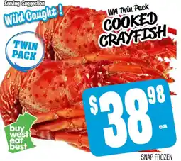 Farmer Jack's Cooked crayfish offer