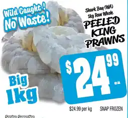 Farmer Jack's Peeled king prawns offer