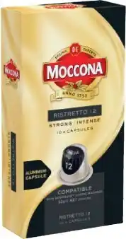 Coles Moccona Coffee Capsules 10 Pack offer