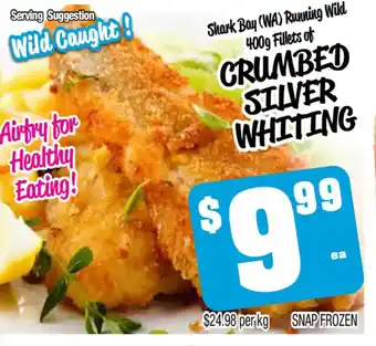 Farmer Jack's Crumbed silver whiting offer