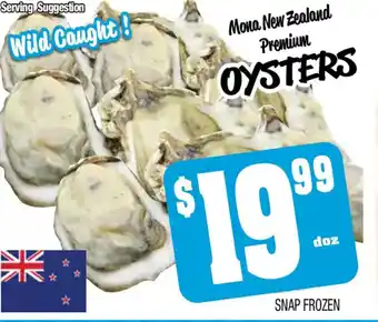 Farmer Jack's Oysters offer