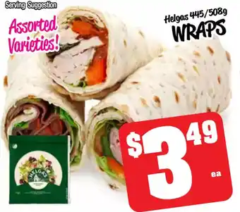 Farmer Jack's Wraps offer