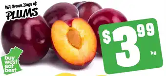 Farmer Jack's Plums offer