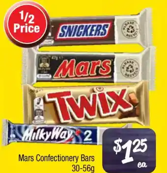 Farmer Jack's Mars confectionery bars offer