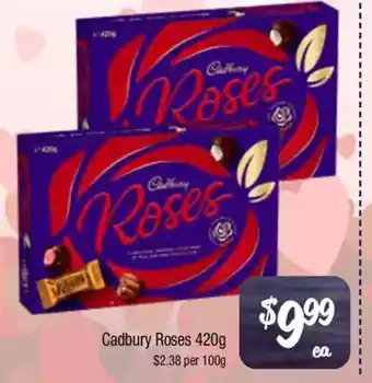 Farmer Jack's Cadbury Roses offer