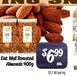 Farmer Jack's Eat Well Roasted Almonds offer
