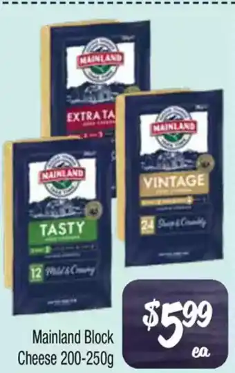 Farmer Jack's Mainland Block Cheese offer