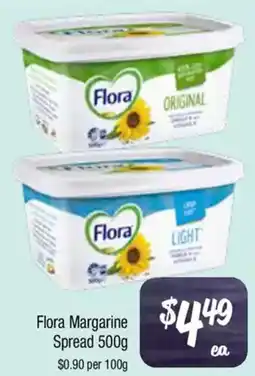 Flora margarine spread
