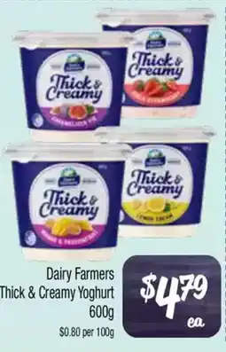 Farmer Jack's Dairy farmers thick & creamy yoghurt offer