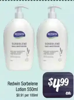 Redwin sorbelene lotion
