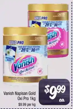 Farmer Jack's Vanish napisan gold oxi pro offer