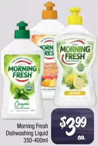 Farmer Jack's Morning fresh dishwashing liquid offer