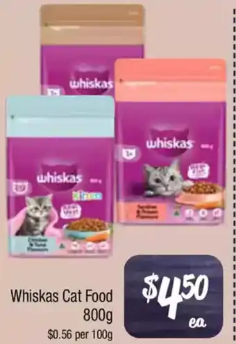 Farmer Jack's Whiskas cat food offer