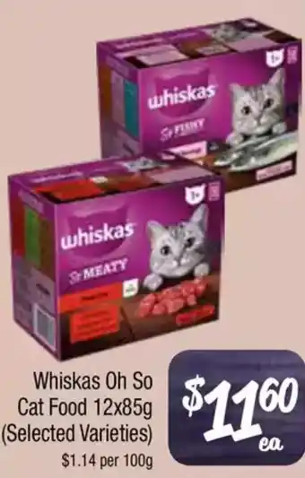 Farmer Jack's Whiskas Oh So Cat Food offer