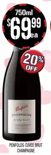 Penfolds cuvee brut champagne