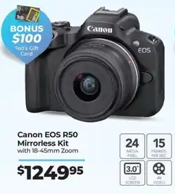 Teds Cameras Canon EOS R50 Mirrorless Kit offer