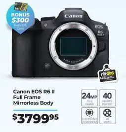 Teds Cameras Canon EOS R6 II offer