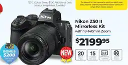 Teds Cameras Nikon Z50 II Mirrorless Kit offer