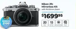 Teds Cameras Nikon Zfc Mirrorless Kit offer