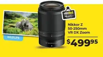 Teds Cameras Nikkor Z 50-250mm VR DX Zoom offer