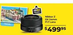 Teds Cameras Nikkor Z DX 24mm F1.7 Lens offer