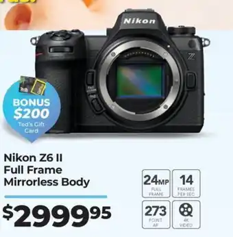 Teds Cameras Nikon Z6 II offer