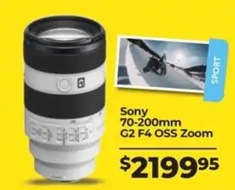 Teds Cameras Sony 70-200mm G2 F4 OSS Zoom offer