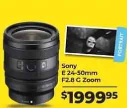 Teds Cameras Sony E 24-50mm F2.8 G Zoom offer