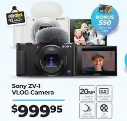 Teds Cameras Sony ZV-1 VLOG Camera offer