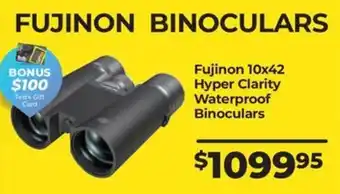 Teds Cameras Fujinon 10x42 Hyper Clarity Waterproof Binoculars offer