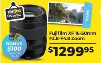 Teds Cameras Fujifilm XF 16-50mm F2.8-F4.8 Zoom offer