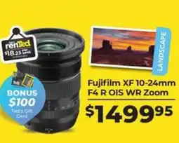 Teds Cameras Fujifilm XF 10-24mm F4 R OIS WR Zoom offer