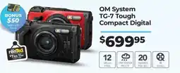 Teds Cameras OM System TG-7 Tough Compact Digital offer