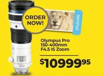 Teds Cameras Olympus Pro 150-400mm F4.5 IS Zoom offer