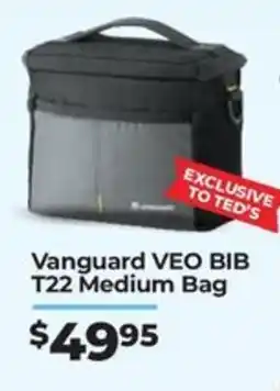 Teds Cameras Vanguard VEO BIB T22 Medium Bag offer