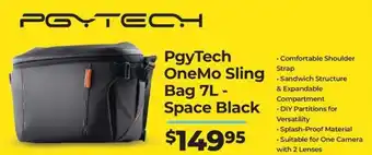 Teds Cameras PgyTech OneMo Sling Bag offer