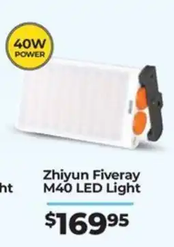 Teds Cameras Zhiyun Fiveray M40 LED Light offer