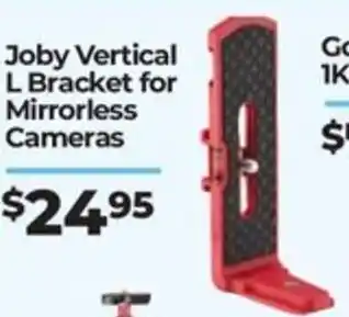 Teds Cameras Joby Vertical L Bracket for Mirrorless Cameras offer