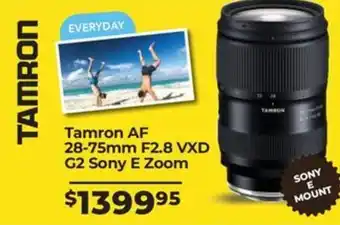 Teds Cameras Tamron AF 28-75mm F2.8 VXD G2 Sony E Zoom offer