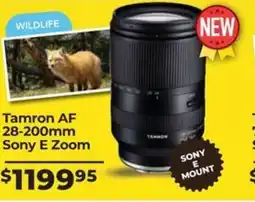 Teds Cameras Tamron AF 28-200mm Sony E Zoom offer