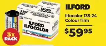 Teds Cameras Ilfocolor 135-24 Colour film offer