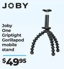 Teds Cameras Joby One Griptight Gorillapod mobile stand offer