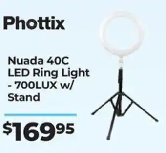 Teds Cameras Phottix Nuada 40C LED Ring Light -700LUX w/ Stand offer