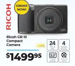 Teds Cameras Ricoh GR III Compact Camera offer