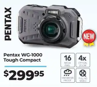 Teds Cameras Pentax WG-1000 Tough Compact offer