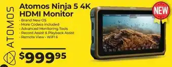 Teds Cameras Atomos ninja 5 4k hdmi monitor offer